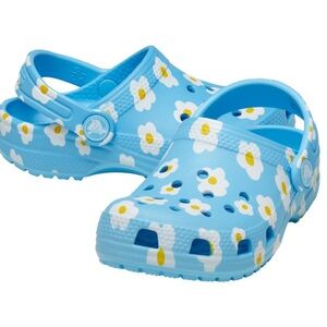 NWT Crocs Toddler Daisy Classic Clogs